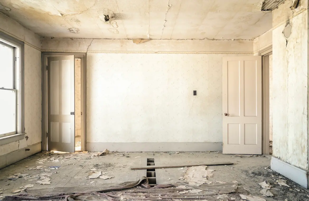 Waste disposal crew managing a cleanout project in North Haledon